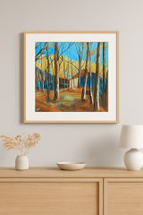 SOLD Woodland Peace Print