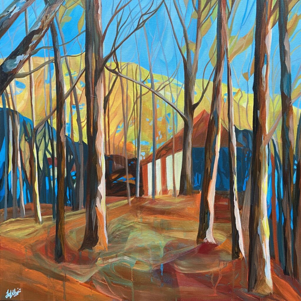 modern woodland paintings