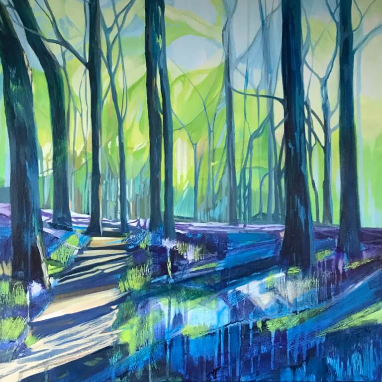 Bluebell Wood print