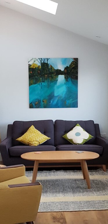 Pond painting