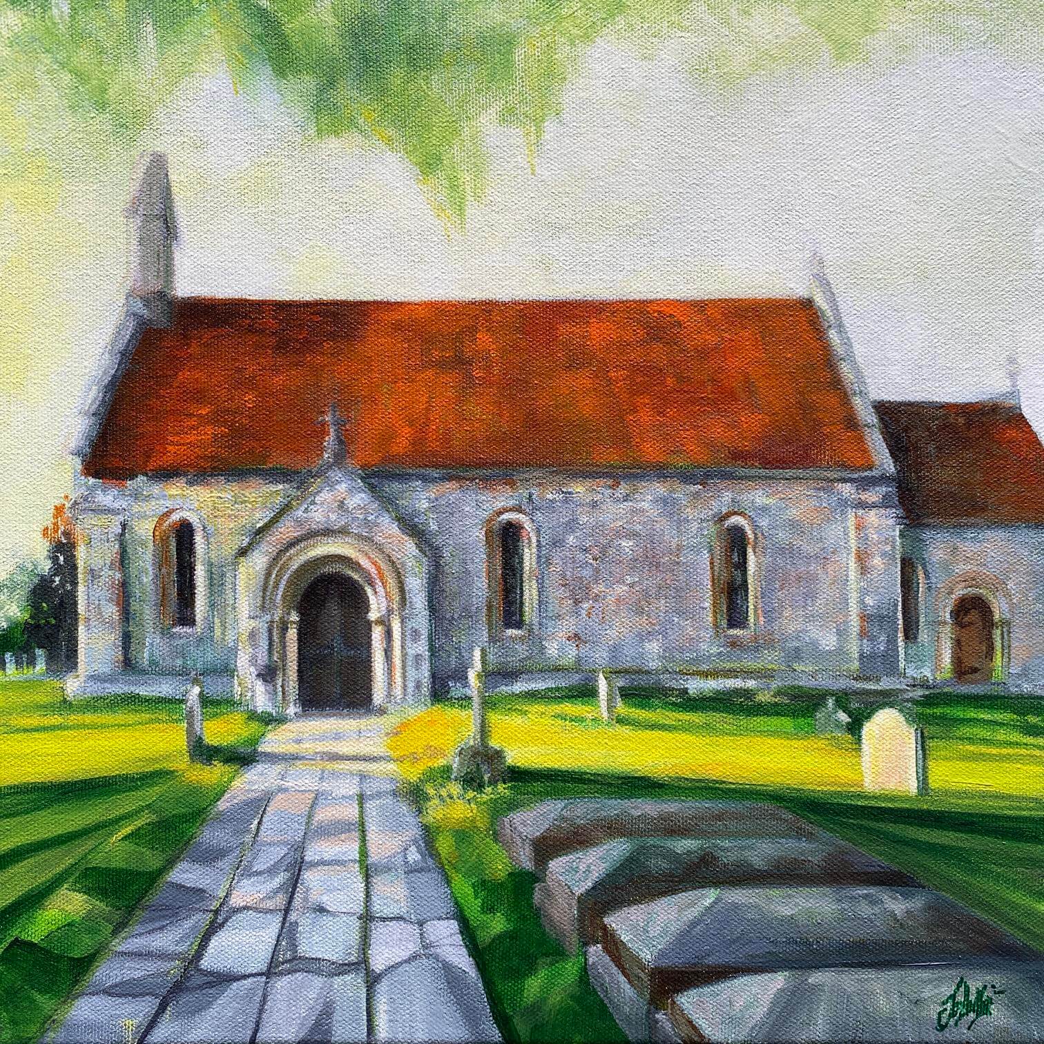 church painting