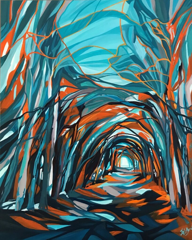 Kingfisher painting