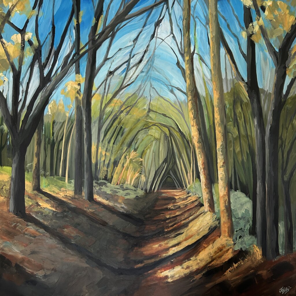 modern woodland paintings
