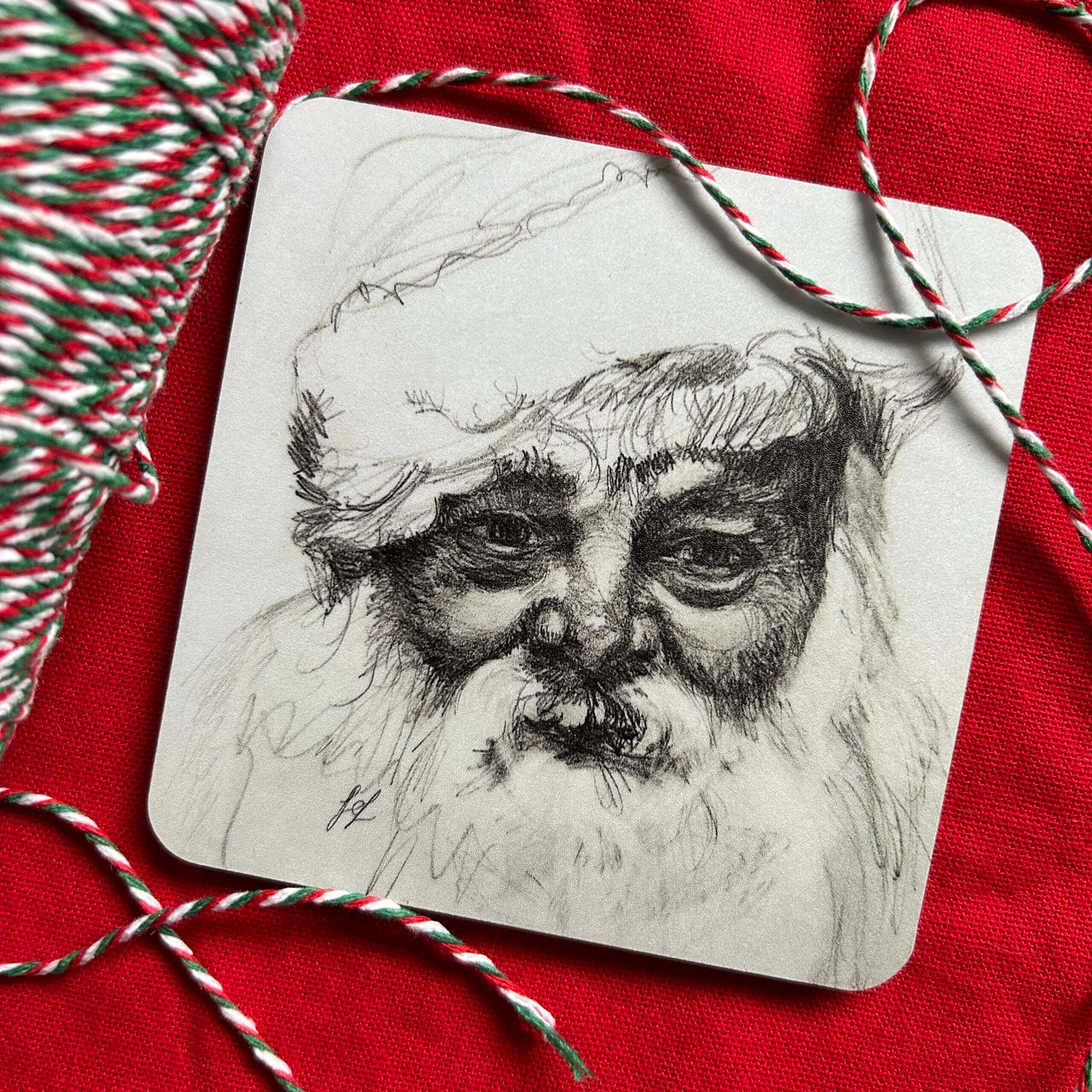 Santa Coaster