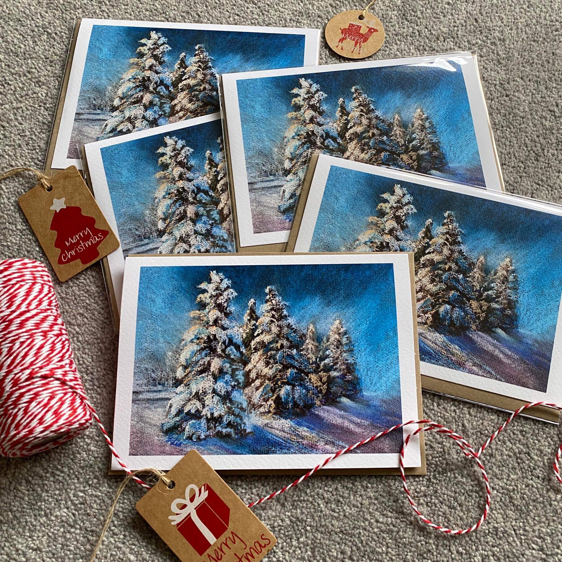 MULTIPACK 5x tree cards