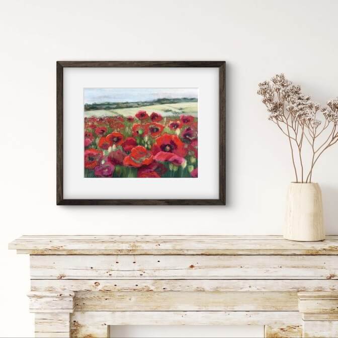 Field of Poppies print
