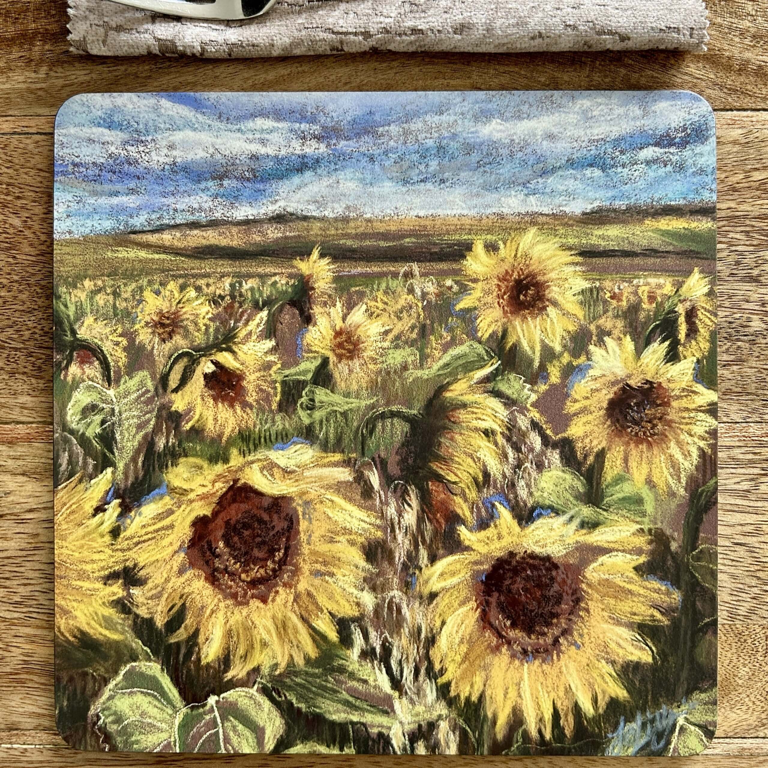 Sunflower Placemats Setx4