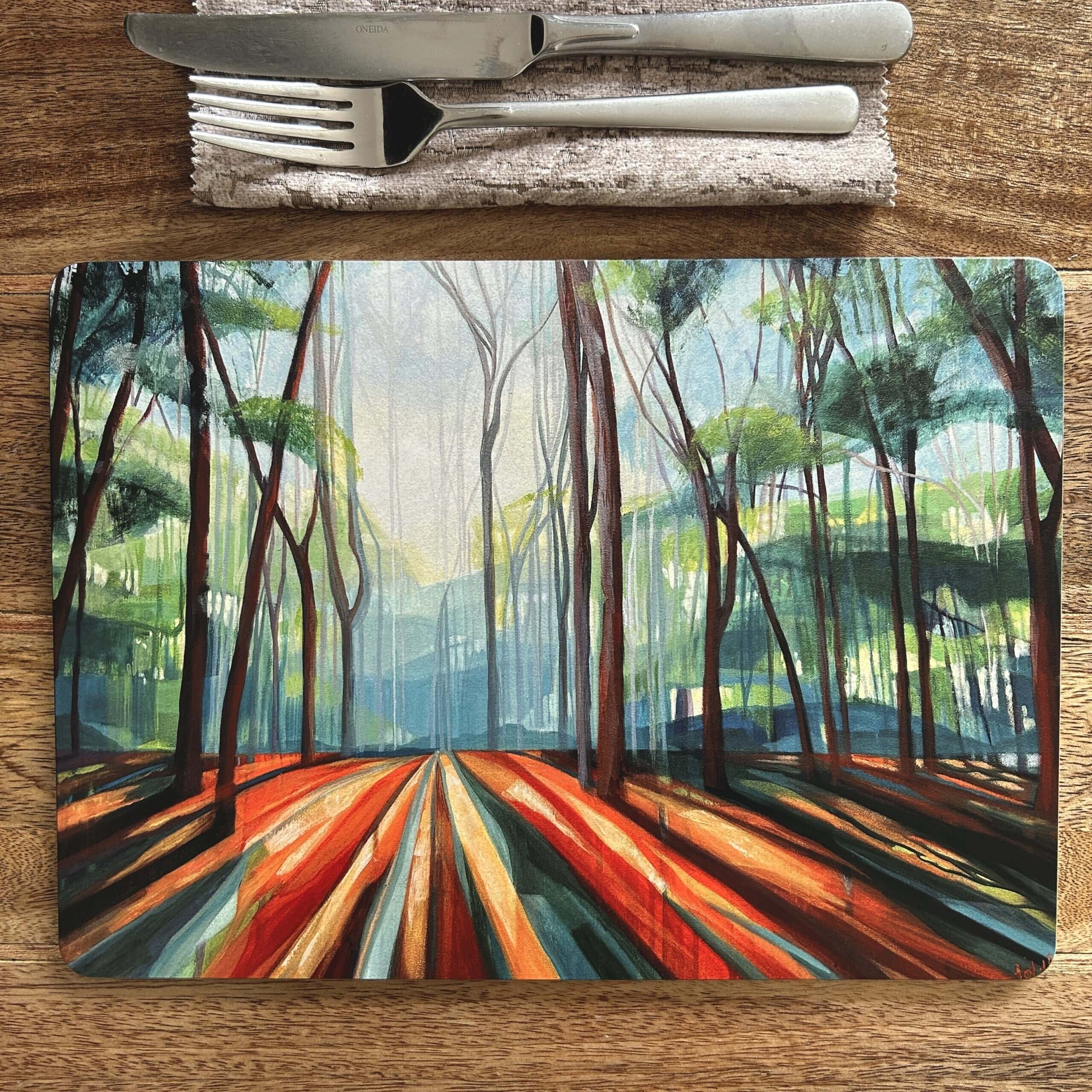 Woodland Light Placemats Setx4