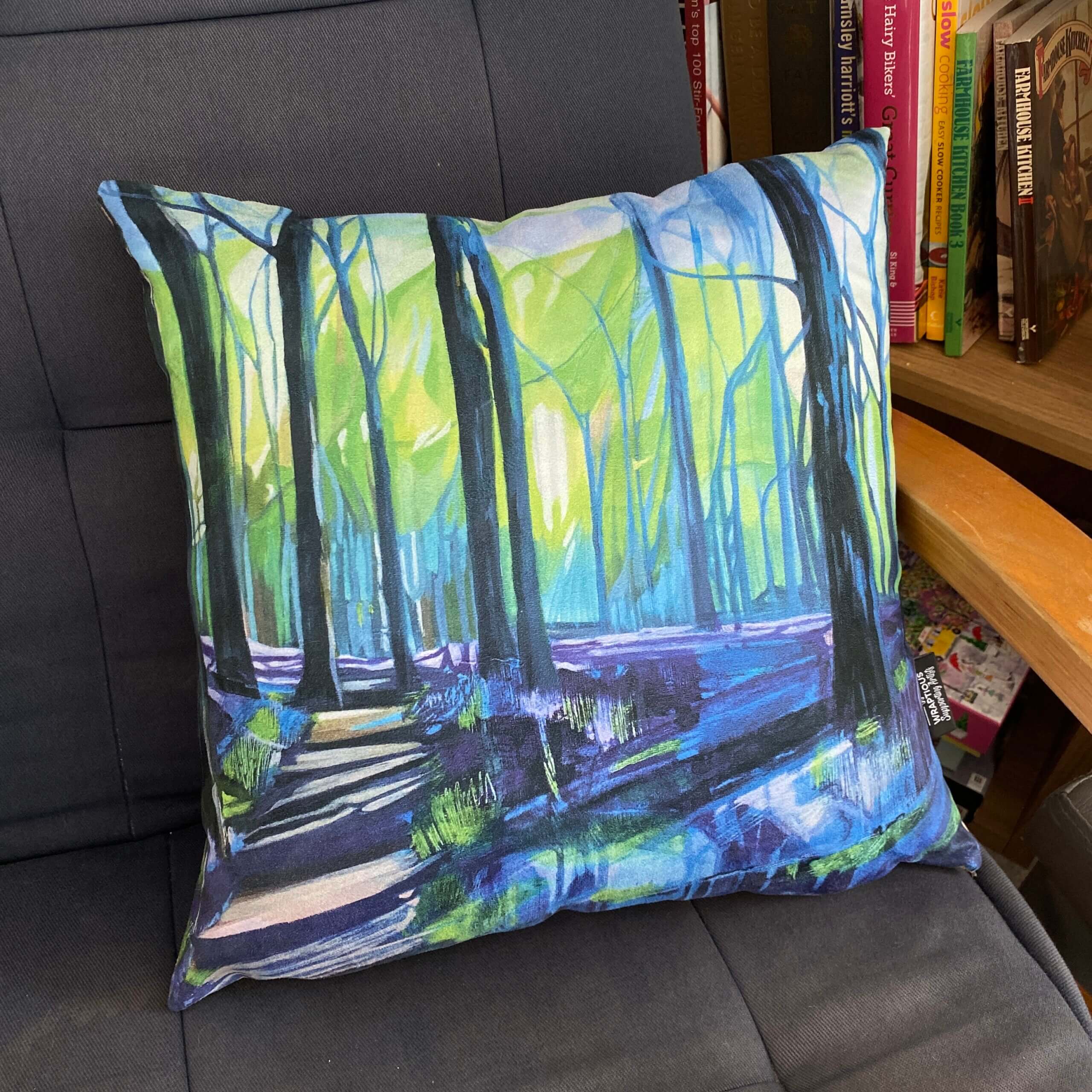 Bluebell Wood cushion