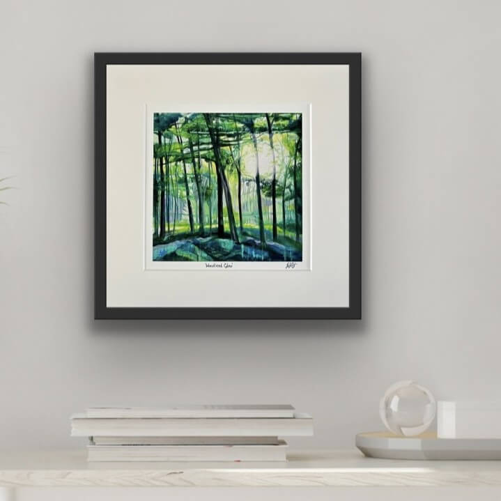 Woodland Glow print