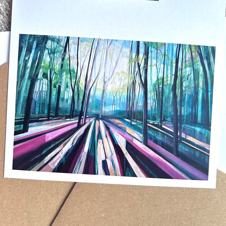 Woodland Rays card
