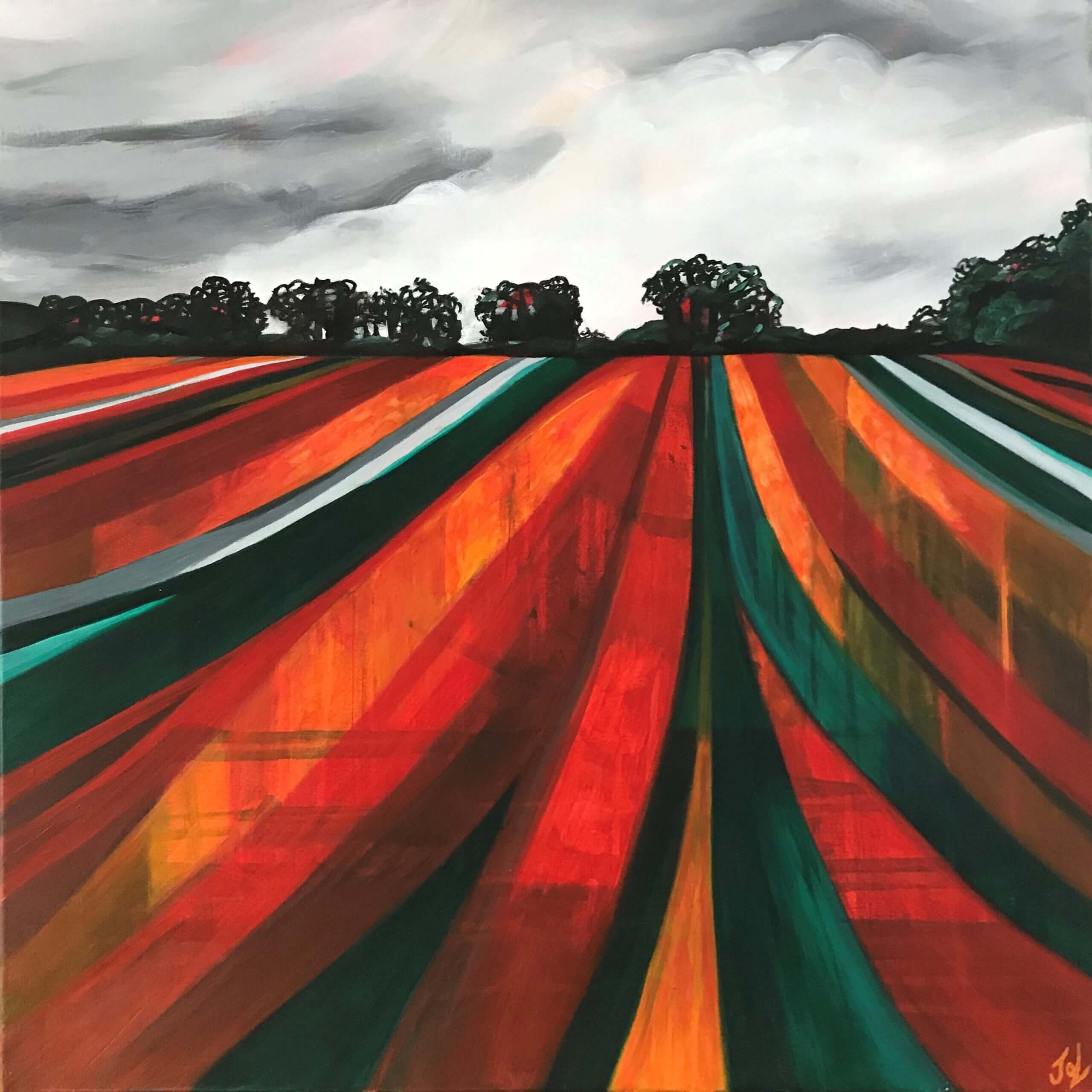 Big Top Field 12x12" print